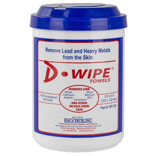 D-Lead, Wipes, 150 Count, Disposable Wipes, 8/Pack, Pop Up Canister
