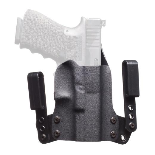Blackpoint Tactical, Mini Wing Iwb Holster, Fits Glock 19/23/32, Right Hand, Black Kydex, 15 Degree Cant