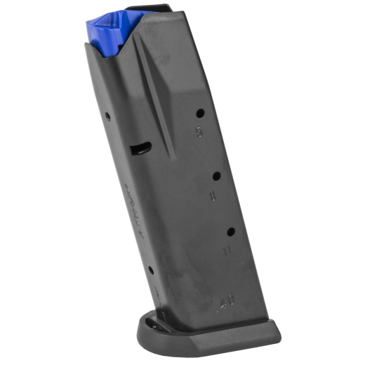 Mec-Gar Usa, Pistol Magazine, 9Mm, 15 Rounds, Fits Cz 75 Compact Pistols, Steel, Blued Finish