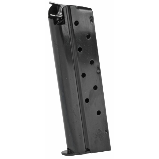 Mec-Gar Usa, Pistol Magazine, 9Mm, 9 Rounds, Fits 1911 Pistols, Steel, Blued Finish