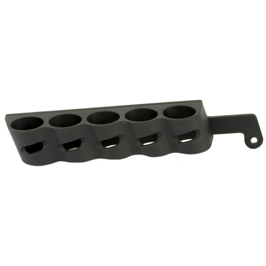 Gg&G, Inc., 5 Shot Side Saddle, Fits Mossberg Shockwave, Holds 12 Gauge Ammunition, Angle Facilitates Easy Bottom Loading Of The Magazine Tube And Top Loading Of The Chamber, Black Finish