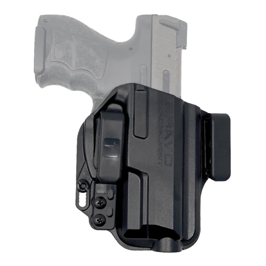 Bravo Concealment, Torsion, Iwb Concealment Holster, Waistband Clips, Fits Hk Vp9sk, Right Hand, Black, Polymer