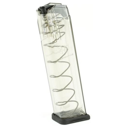 Elite Tactical Systems Group, Elite Tactical Systems Group, Magazine, 9Mm, 22 Round, Fits Glock 17/19/34 All Generations, Polymer, Clear, Competition Legal 140Mm