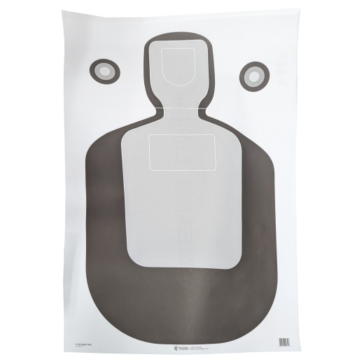 Action Target, Action Target, Tq-19 Photo Target With Vital Anatomy, 23"X35", 100 Per Box
