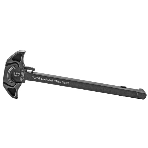 Geissele Automatics, Airborne Charging Handle, Low Profile Lever Design, 7075-T6 Aluminum, Ambidextrous, Black Finish, Fits Ar 15