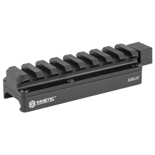 Kinetic Development Group, Llc, Sidelok, Universal Scope Riser, Standard, Fits Picatinny, Black Finish, .62" Rail Height