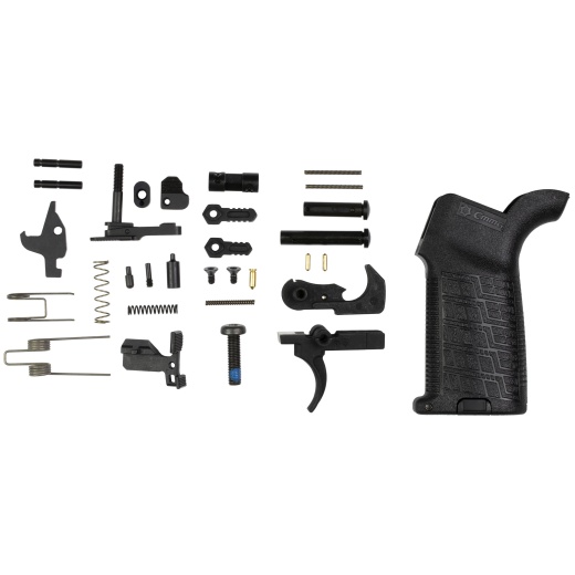 Cmmg, Zeroed Lower Parts Kit, Mk3, Lower Receiver Parts Kit With Ambi Safety Selector, Fits Ar10, Black