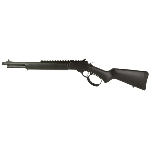Rossi, R95 Triple Black, Lever Action Rifle, 45 Long Colt, 16.5" Threaded Barrel, Cerakote Finish, Black, Ghost Ring Sight, Picatinny Rail, Black Wood Stock, 8 Round