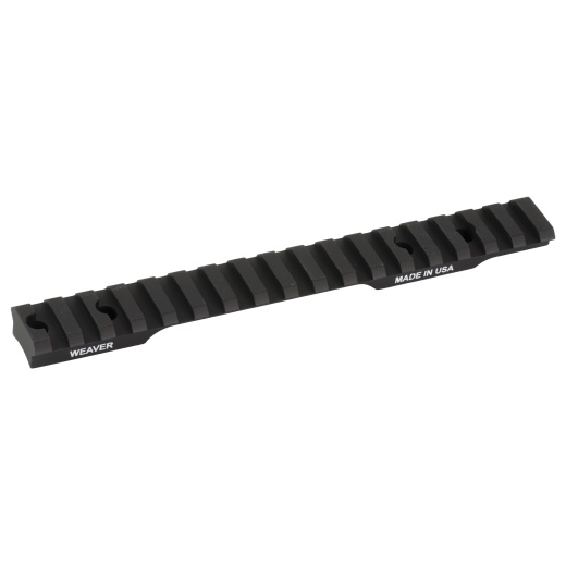 Weaver, 20 Moa Extended Multi Slot Base, Fits Savage 110 Short Action, 8-40, Black