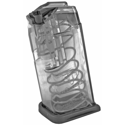 Elite Tactical Systems Group, Elite Tactical Systems Group, Magazine, 9Mm, 10 Rounds, Fits Glock 26, All Generations, Polymer, Clear