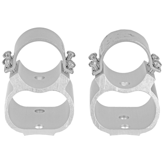 Weaver, See-Thru Mount, For Ruger 10/22, Symmetrical Caps, Silver Finish