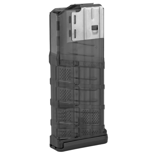 Lancer Systems, Magazine, L7 Advanced Warfighter, 308 Winchester/7.62 Nato/6.5 Creedmoor, 25 Rounds, Fits Ar10 Rifles, Translucent Smoke