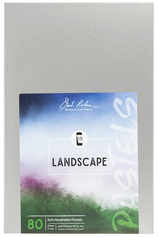 Richeson Soft Handrolled Pastels Set Of 80 - Color: Landscape