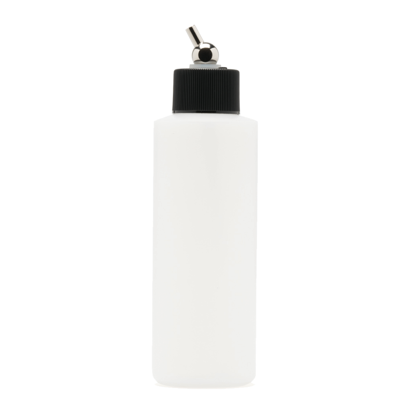 Iwata High Strength Translucent Bottle 4 Oz / 118 Ml Cylinder With Adaptor Cap