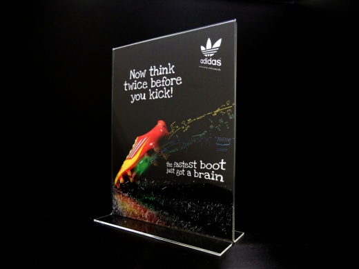 Acrylic Bottom Loading Display Sign Holder 8.5" X 11"