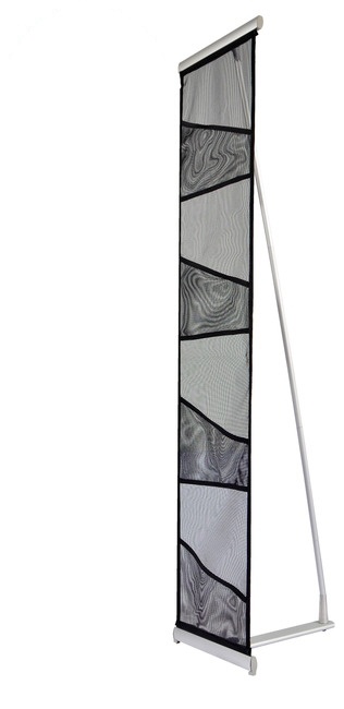 4-Pocket Literature Rack - Portable Literature Stand
