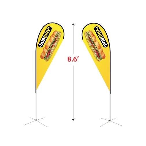Small Tear Drop Flag Kit