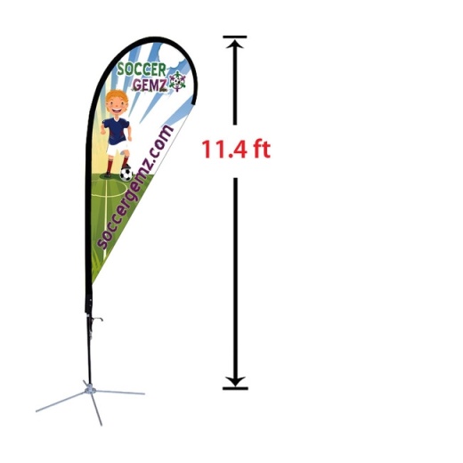 Replacement 39" X 93" Medium Tear Drop Flag
