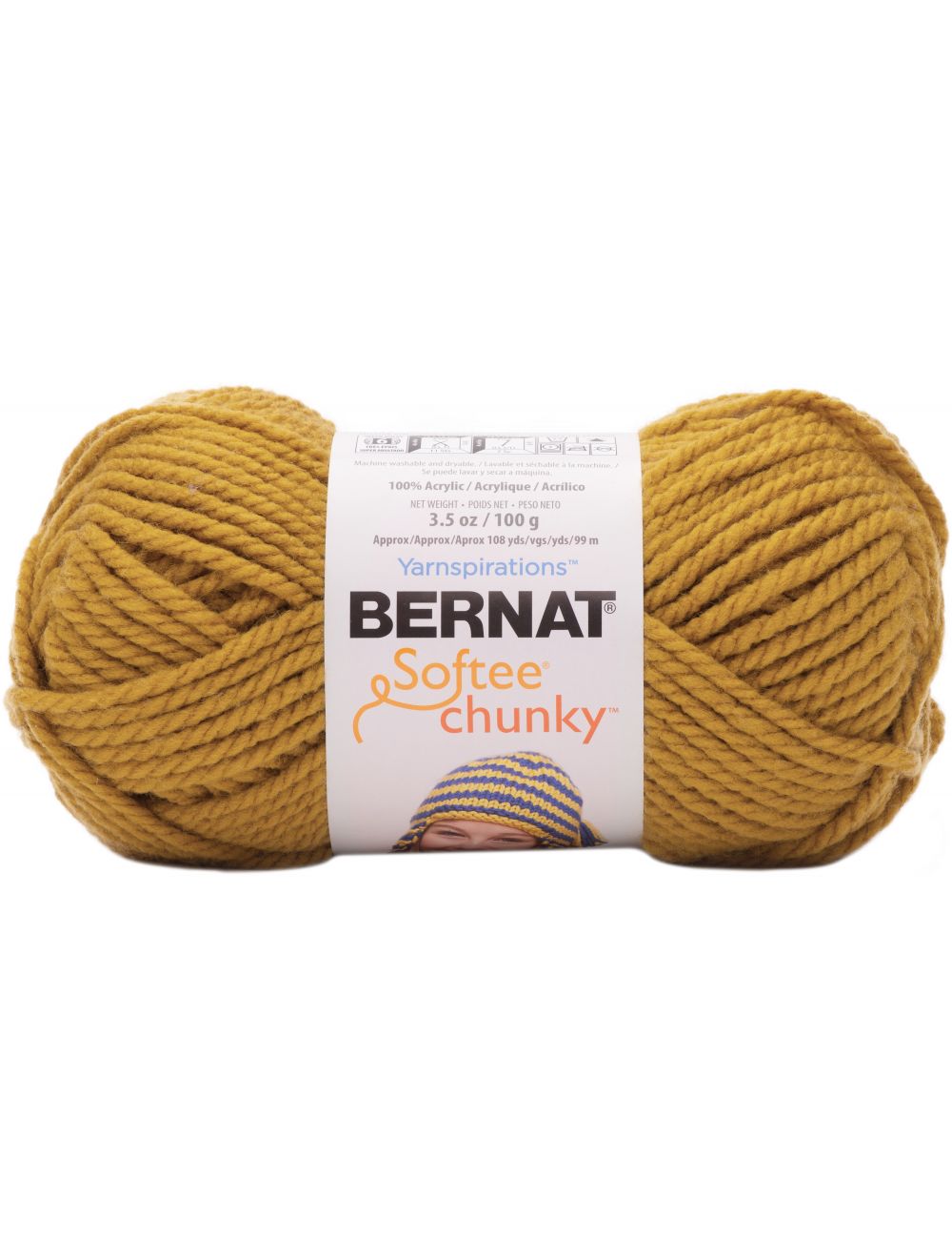 Bernat Softee Chunky Yarn-Brass