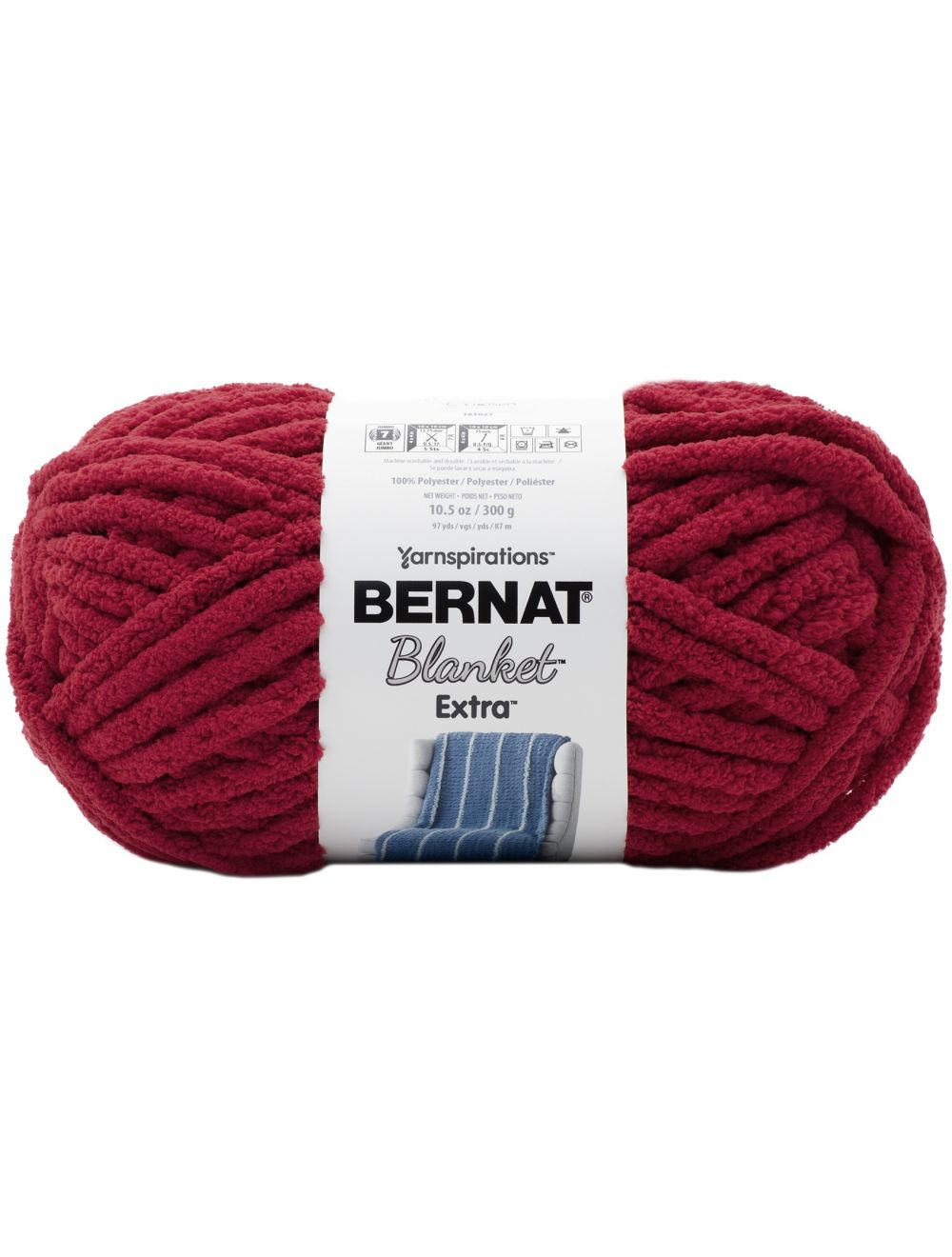 Bernat Blanket Twist Yarn Grape Kiss