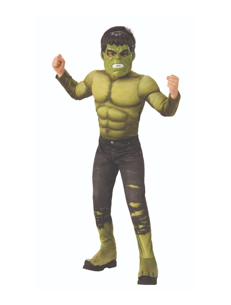 Boys Infinity War Deluxe Hulk Child's Costume, Large