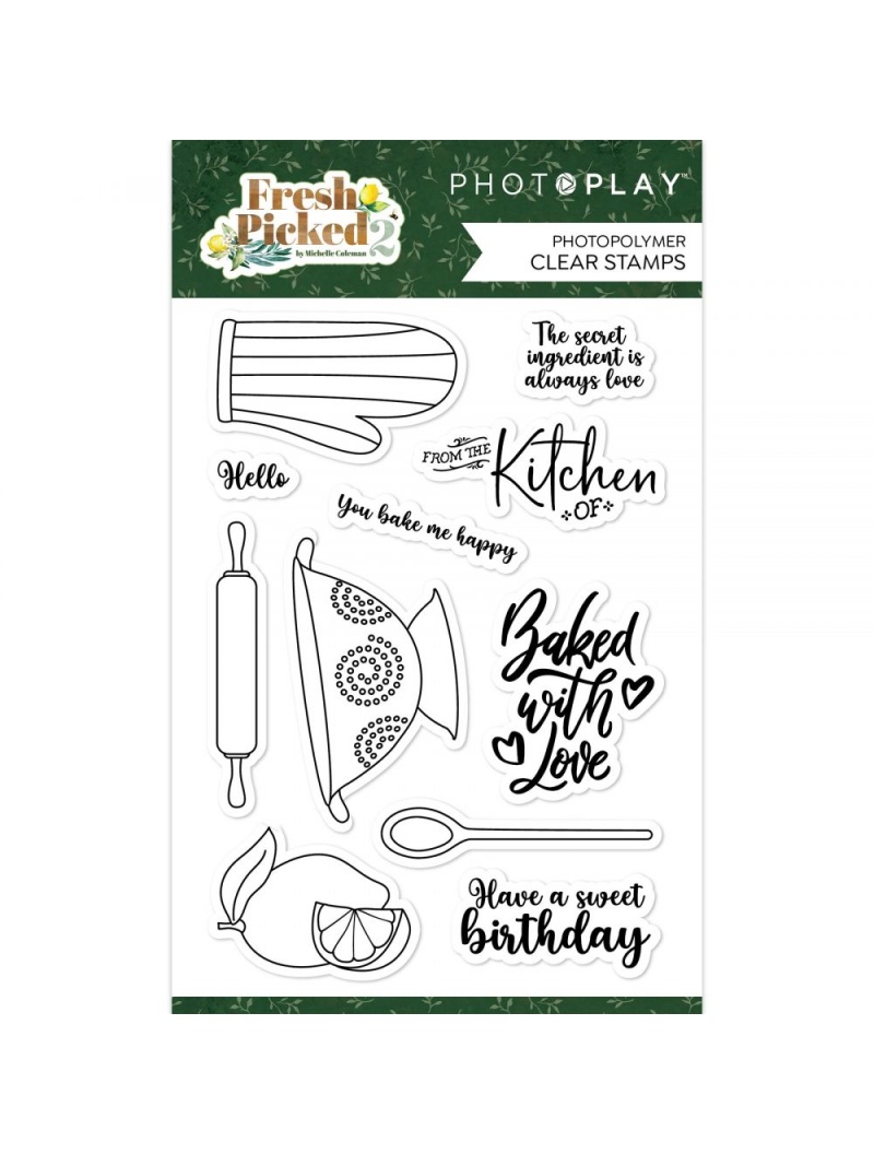 Photoplay Photopolymer Clear Stamps-Book Club
