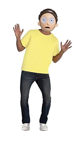 Rick And Morty Morty Costume, Large