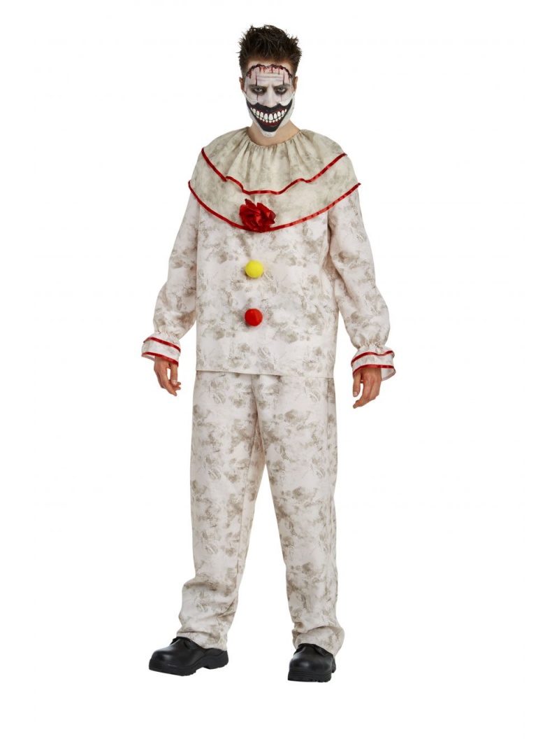 Men's American Horror Story Freak Show Twisty The Clown Costume, Medium