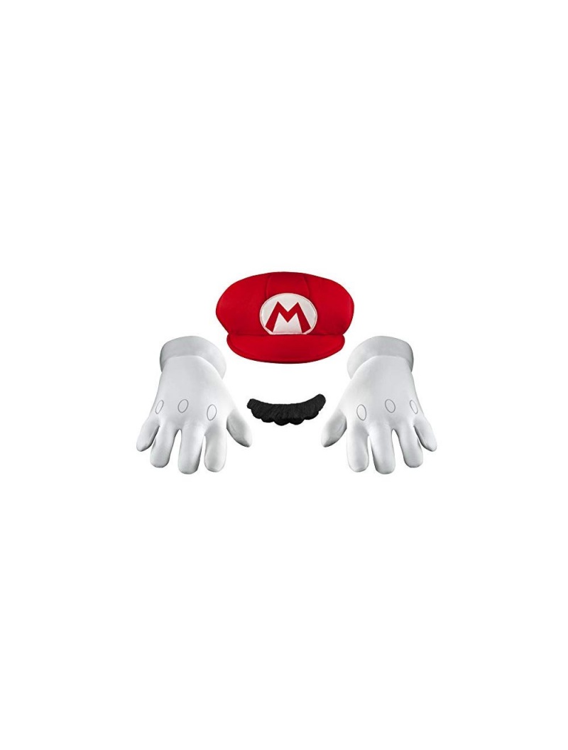 Men's Nintendo Super Mario Bros Adult Costume Accessory Kit