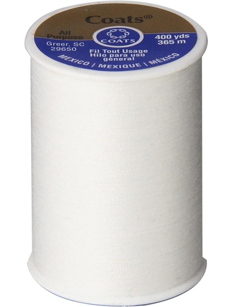 White All Purpose Thread – BebeFabricStudio