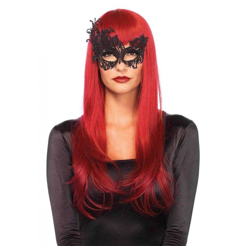 Leg Avenue Women's Fantasy Eye Mask Costume Accessory Black One Size