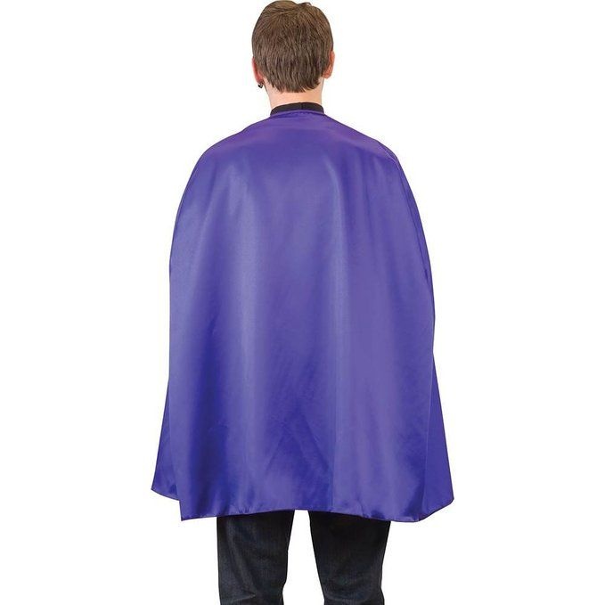Mens Costume Accessory Superhero Cape Purple
