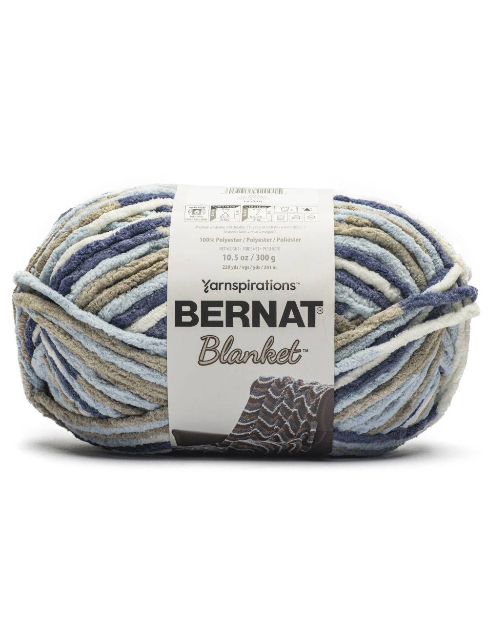 Bernat Blanket Big Ball Yarn Cornflower Twist