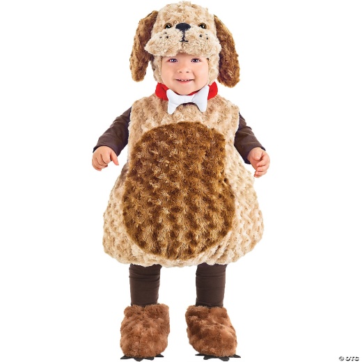 Toddler Furry Puppy Costume 1218 Months