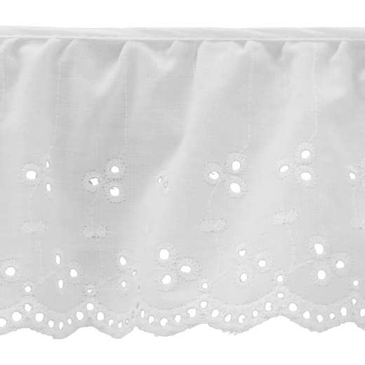 Simplicity Teardrop Eyelet 5-3/4"X10yd-White Trim