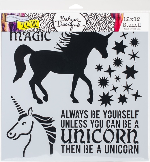 Crafter S Workshop Template 12 X12 Inch Unicorn Inch