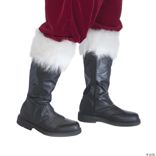 Professional Santa Claus Boots Large 12 To 13