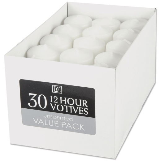 Unscented 12 Hour Votive Candles - Darice Crafts
