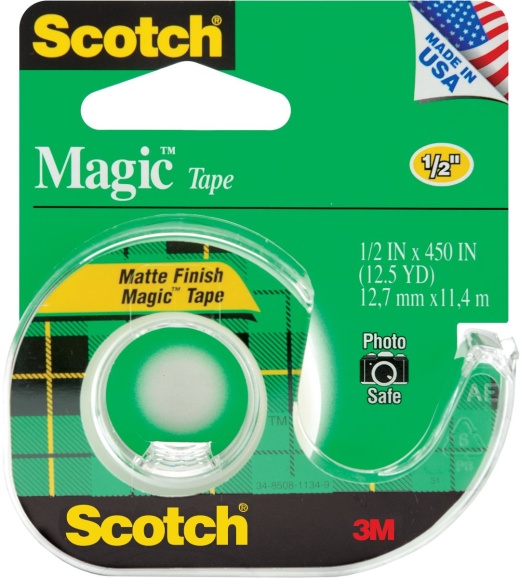 Scotch Magic Tape .5 X450 Inch Inch