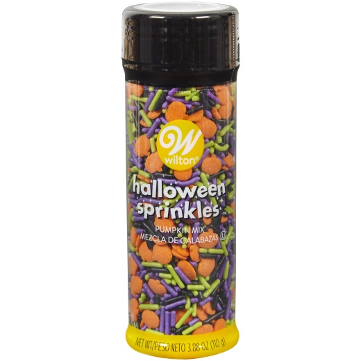 Wilton Halloween Pumpkin Sprinkles Mix 3.88 Oz