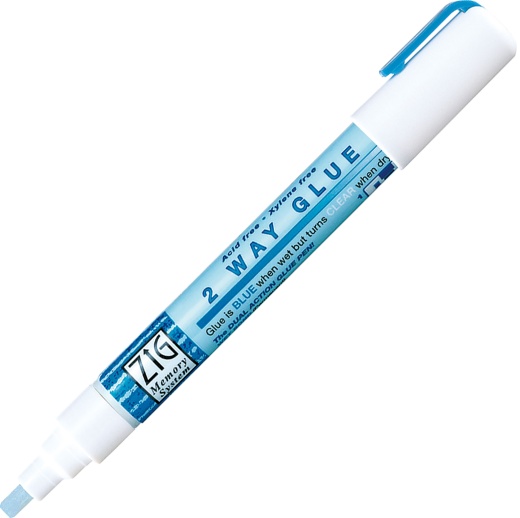 Kuretake Zig Memory System 2-Way Glue Display 12 Per Pkg Chisel Tip