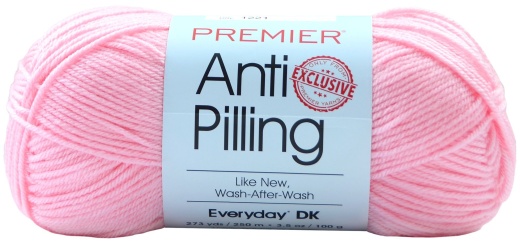 Premier Yarns Anti Pilling Everyday DK Solids Yarn Baby Pink 1 Pack Of 1 Skein