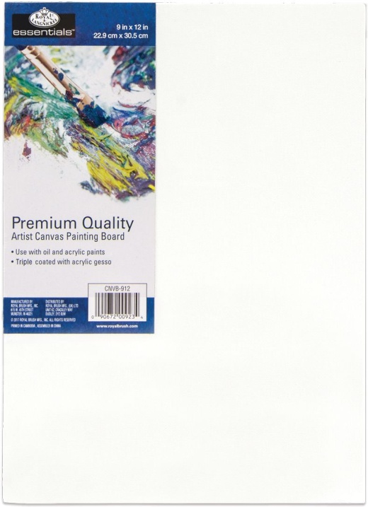 Essentialstm Premium Canvas Board 9 X12 Inch Inch