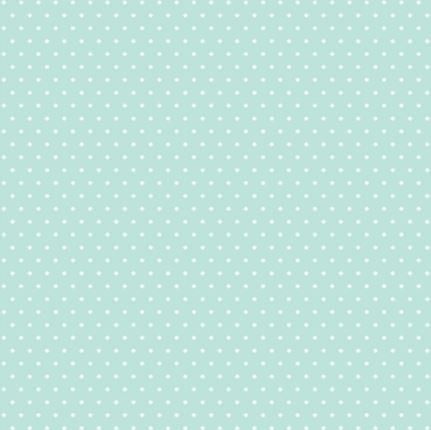 Basic Aqua Small Dot 12 X 12