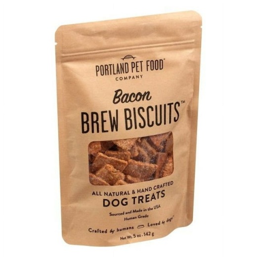 PORTLAND PET FOOD Brew Biscuits with Bacon Dog Treats