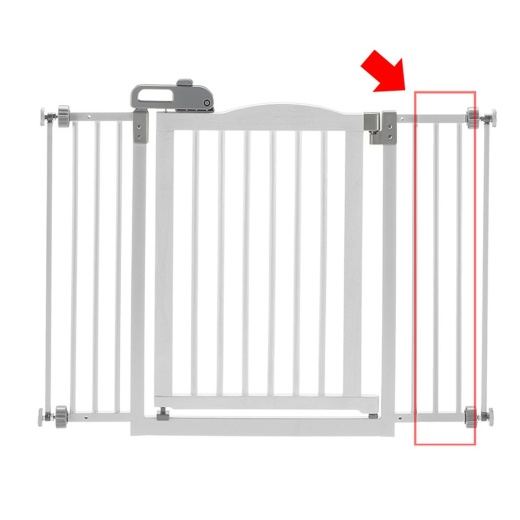 Richell One Touch Gate II Extension in White