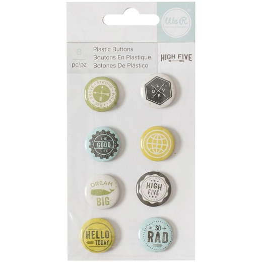 High Five Collection Plastic Buttons