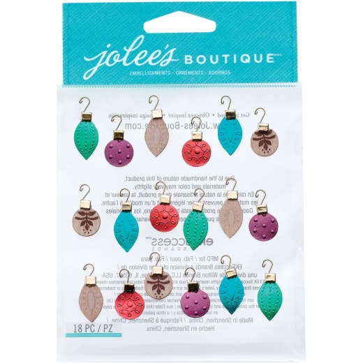 Jolee S Christmas Stickers Ornaments