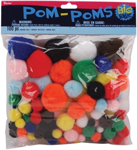 Pom Poms Assorted Variety Pack
