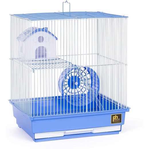Prevue Pet Products Two Story Hamster Cage Blue